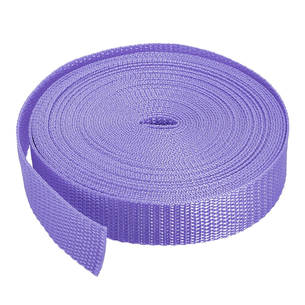 Lightweight Polypropylene Webbing Strap 1" 10 Yards Purple Strapping