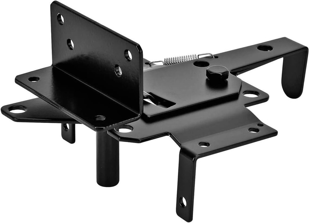 Automatic Gravity Lever Gate Latch - Elegant Black Finish for Easy Installation
