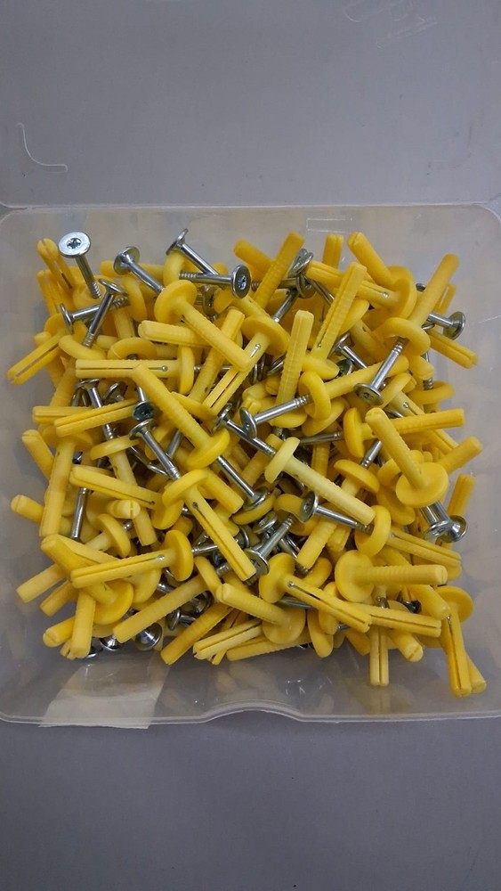 DEVIL YELLOW PERCUSSION DOWEL 6X40 150 PIECE BOX