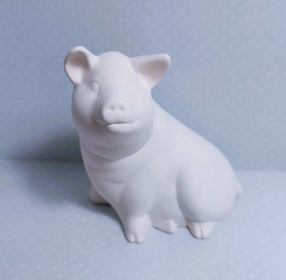 Pig ~ Ceramic Bisque Ready to Paint