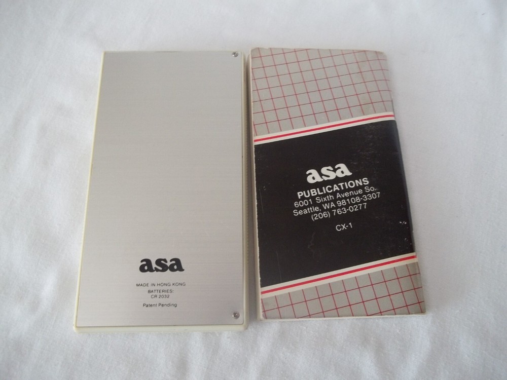 Working ASA Pathfinder CX-1 Flight Computer with Instruction Manual Booklet