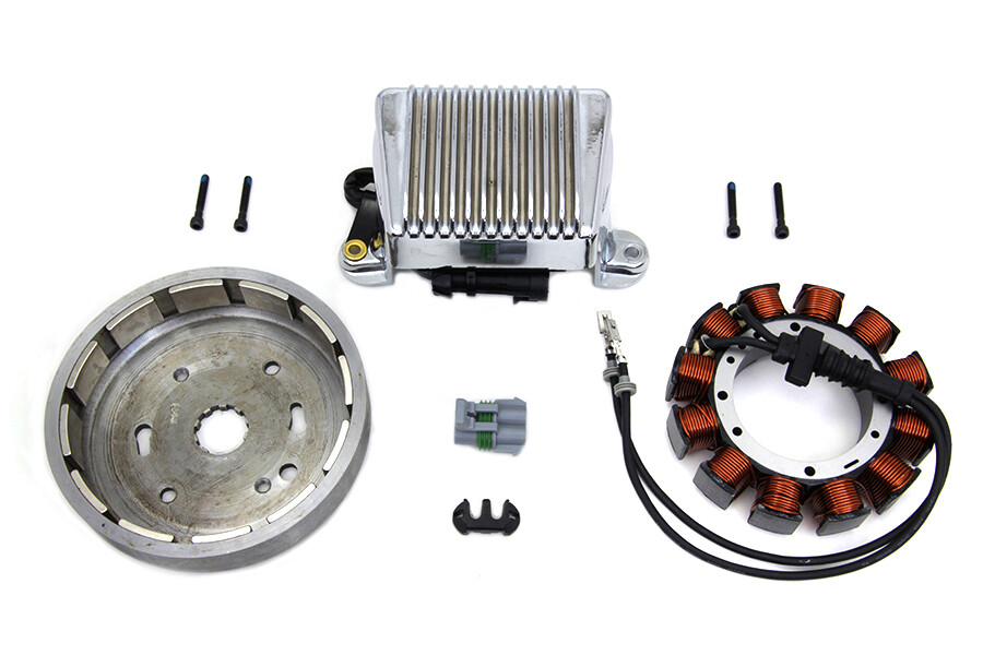Alternator Charging System Kit 45 Amp fits Harley Davidson