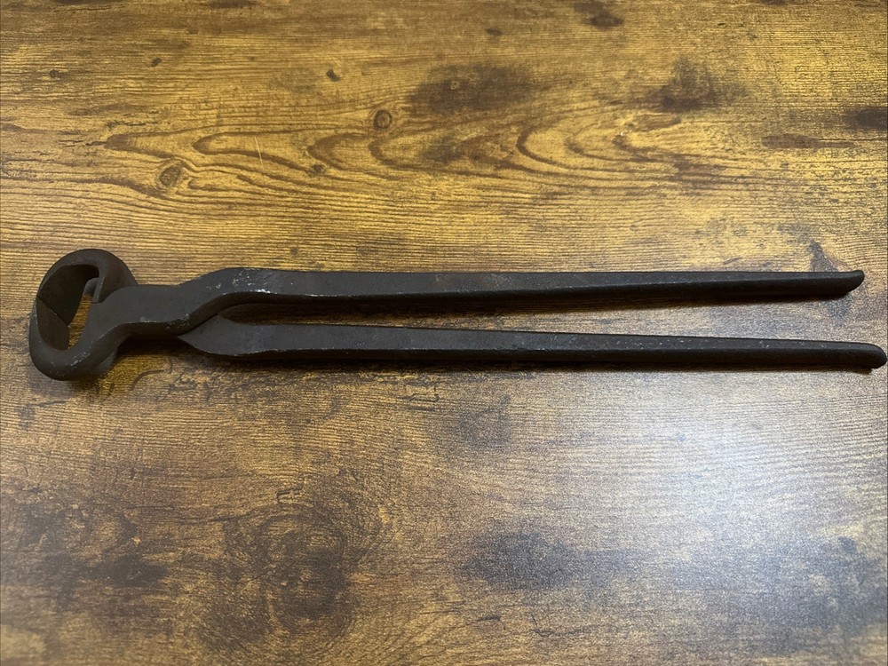 Iron Nippers Diamond Farrier blacksmith Nail Nipper Puller 15" Long
