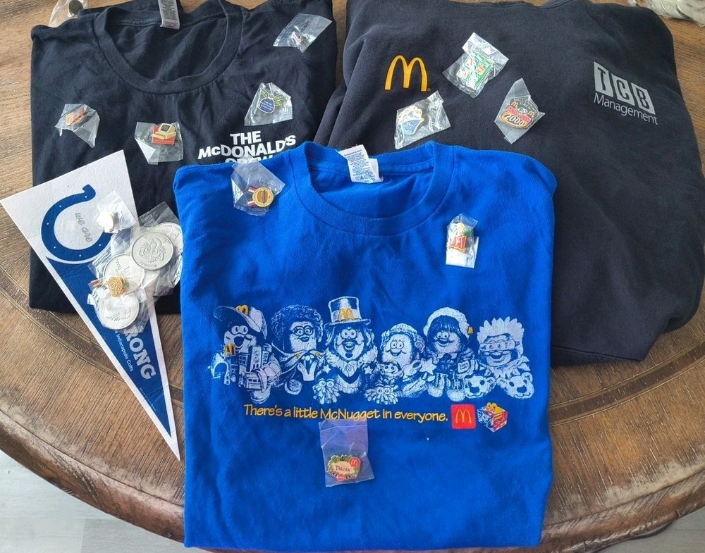 Lot 3 McDonald's Employee/Misc Bundle Pins