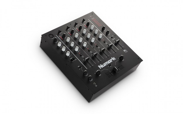 Numark M6USB Black 4-Channel DJ Mixer with USB Interface + Headphones