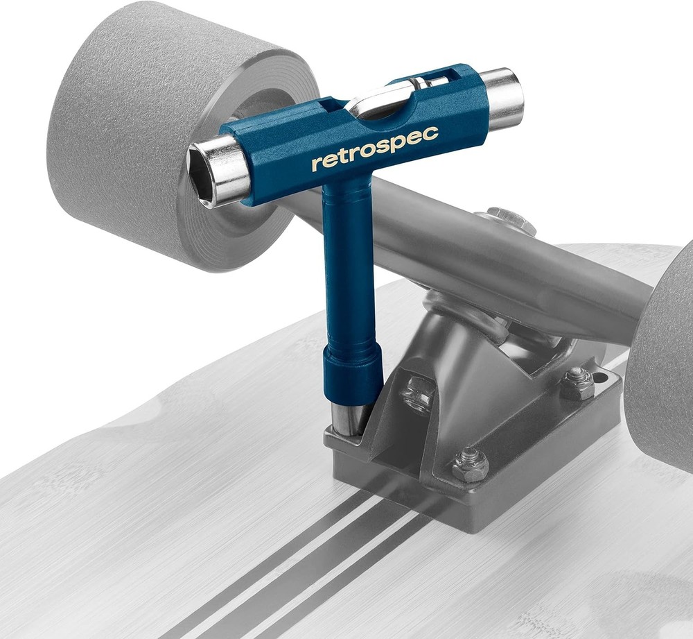 Retrospec Upkeep All-in-One Multi-Function Portable Skate Tool 2-in-1 , Navy