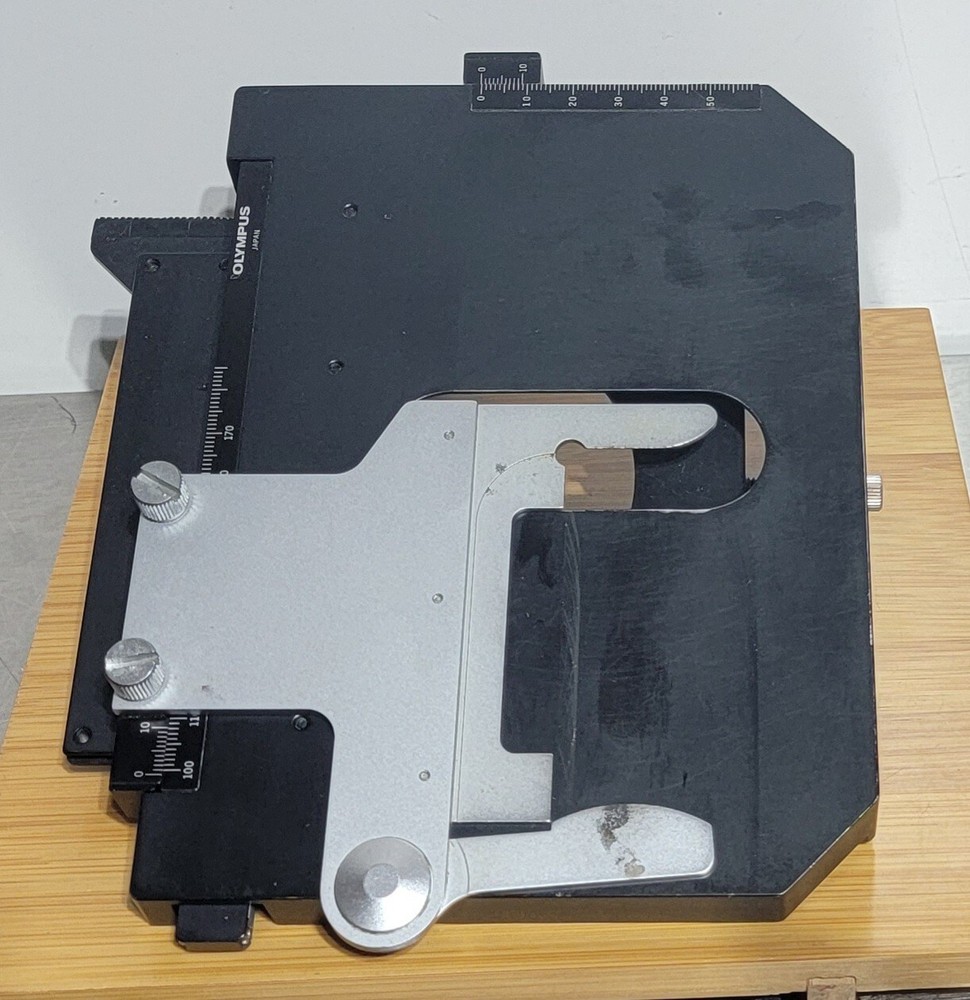 Olympus Microscope Stage with Slide Clip for BH2 Microscope