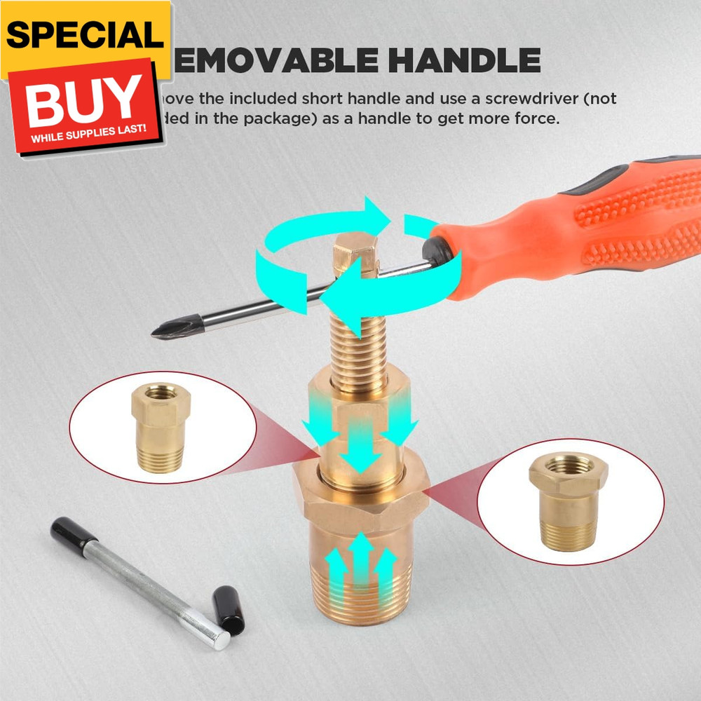 Compression Sleeve Puller Tool, Upgraded Hexagonal Head Design, Ferrule Puller P