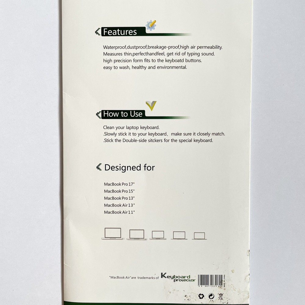 The Creative Item High-Quality Keyboard Protector (Adobe Illustrator Shortcuts)