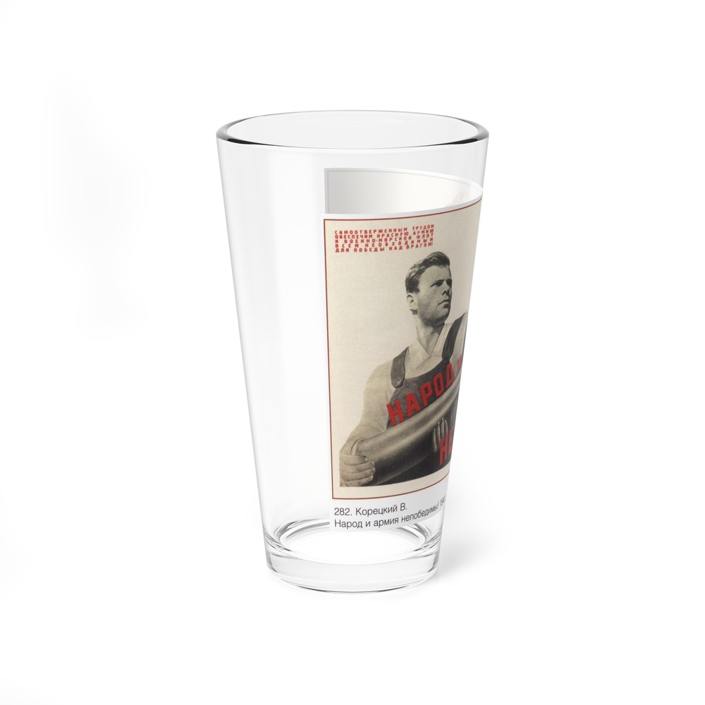 Soviet Era Poster 526 - Pint Glass 16oz