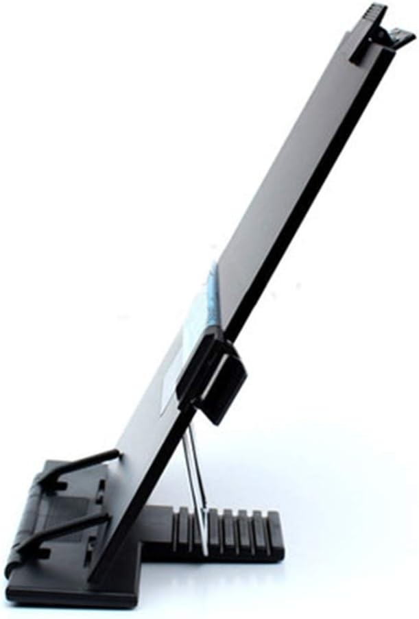 Compact Document Holder with Highlighting Clip & 7 Adjustable Angles for Comfort