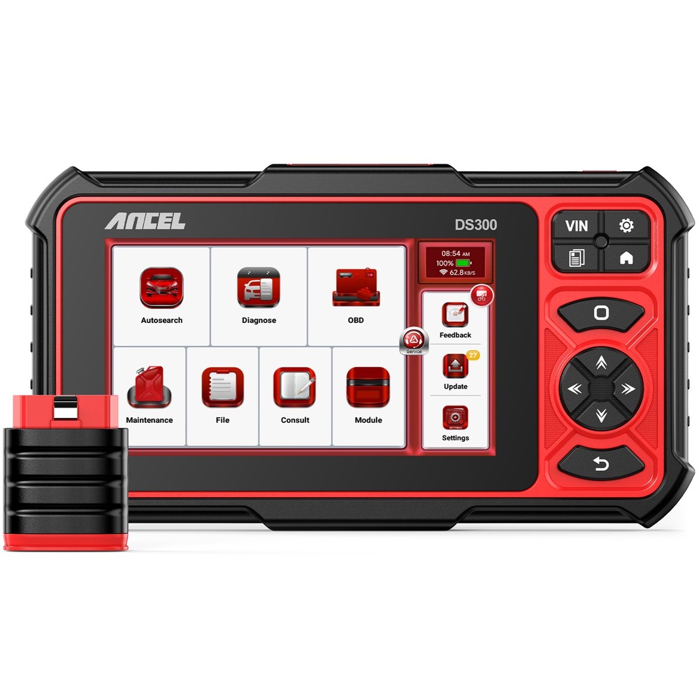 ANCEL DS300 Car OBD2 Scanner All System Auto Diagnostic Tool KEY Coding 28+Reset
