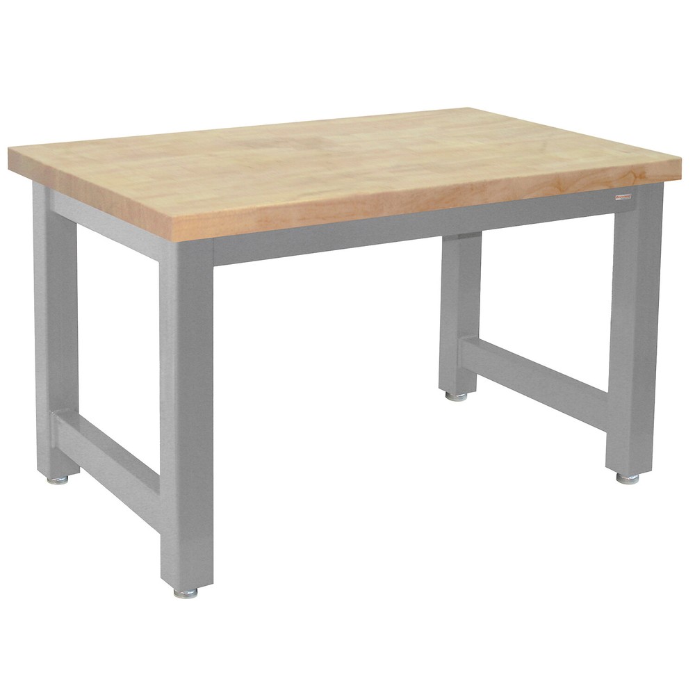 BenchPro H Solid Maple 30"D x 48"W Production Table Industrial Workbenches