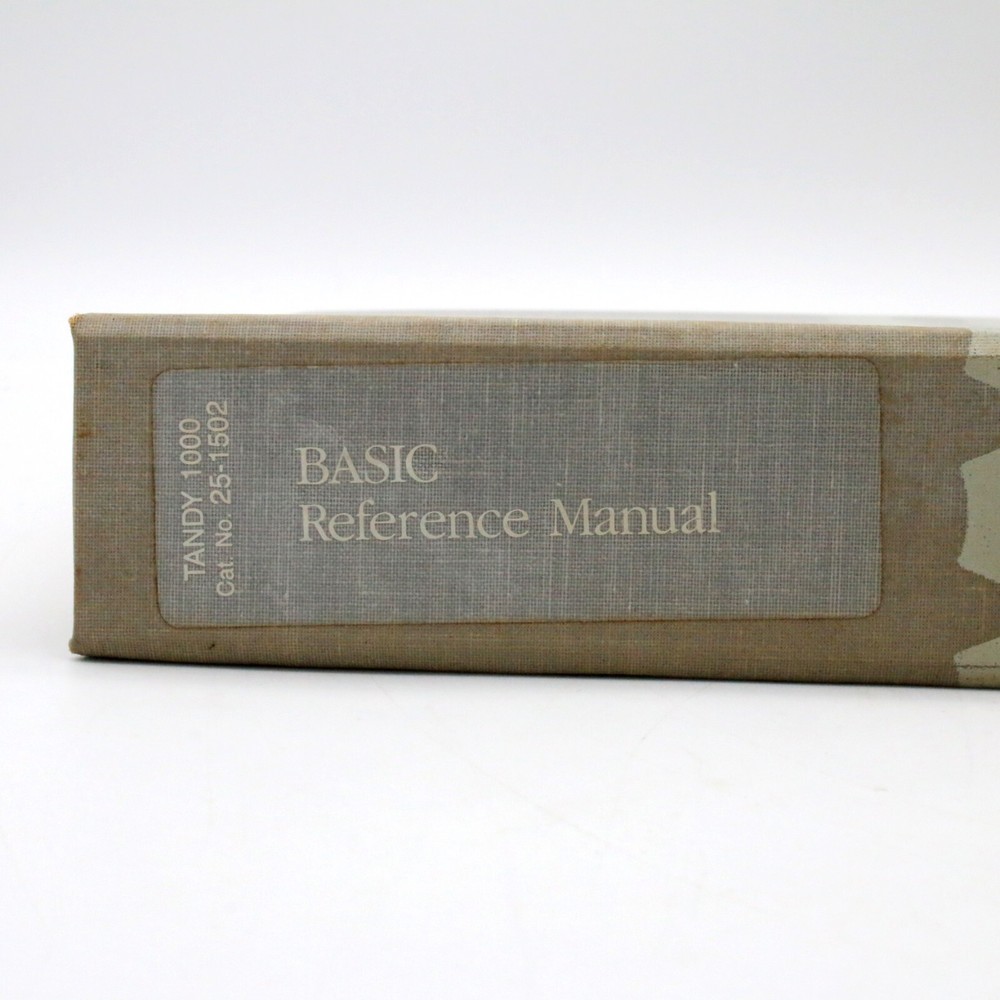 Vintage Tandy 1000 BASIC, MS-DOS, Multiplan Worksheet Reference Manuals, 1983/84