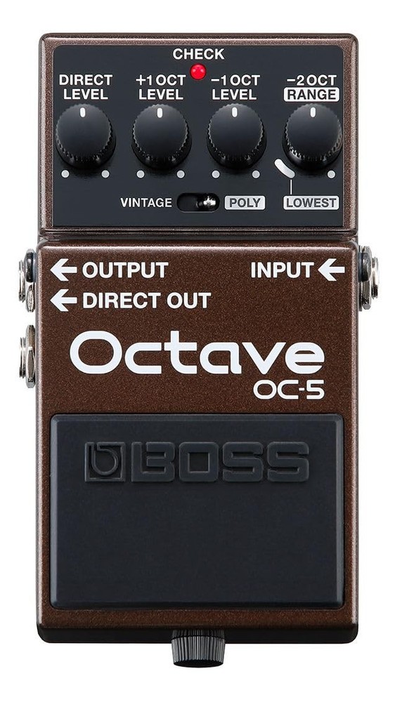 Boss OC-5 Octave Guitar Effects Pedal Poly Vintage Mode Compact