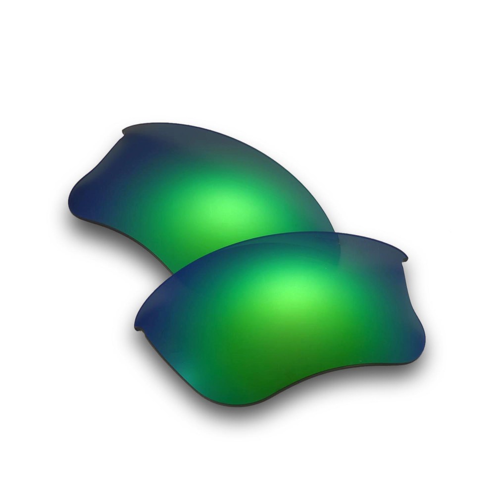 Walleva Emerald Mr.Shield Polarized Lenses for Oakley Flak Jacket XLJ