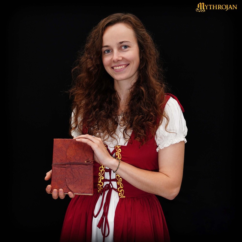 Leather Journal Notebook Blank Paper with Cord Closure Handmade Diary