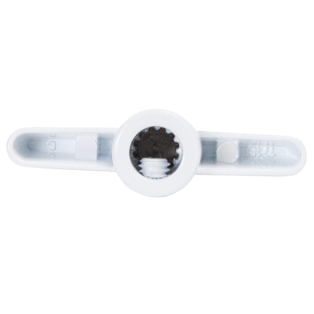 Ideal Security Inc. SK929T Tee Window Crank Handle, White, 4 Pack, White