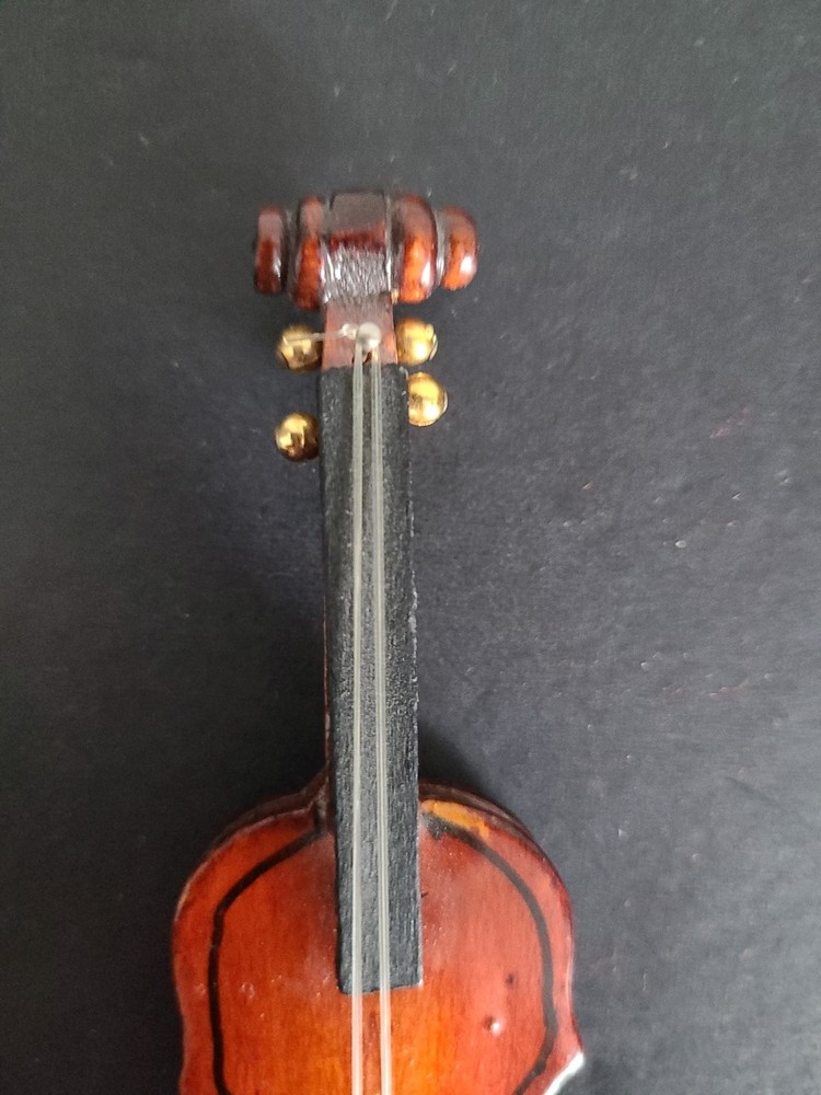 Tiny Violin 5 Inch Vintage Handcrafted