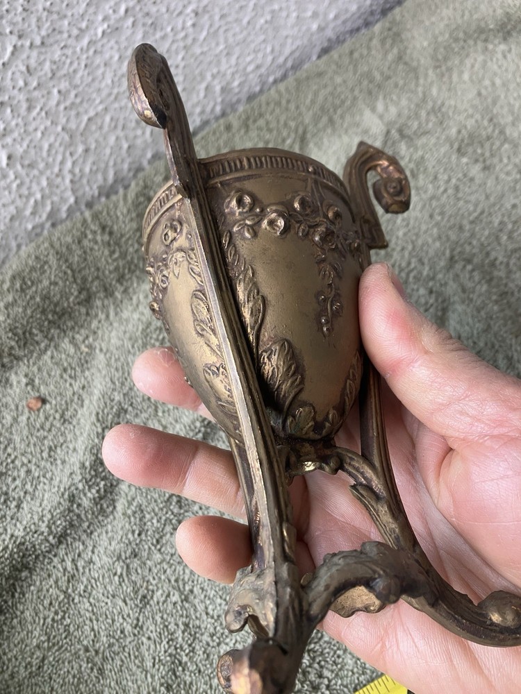 Vintage Victorian Bronze brass Incense Burner Vase