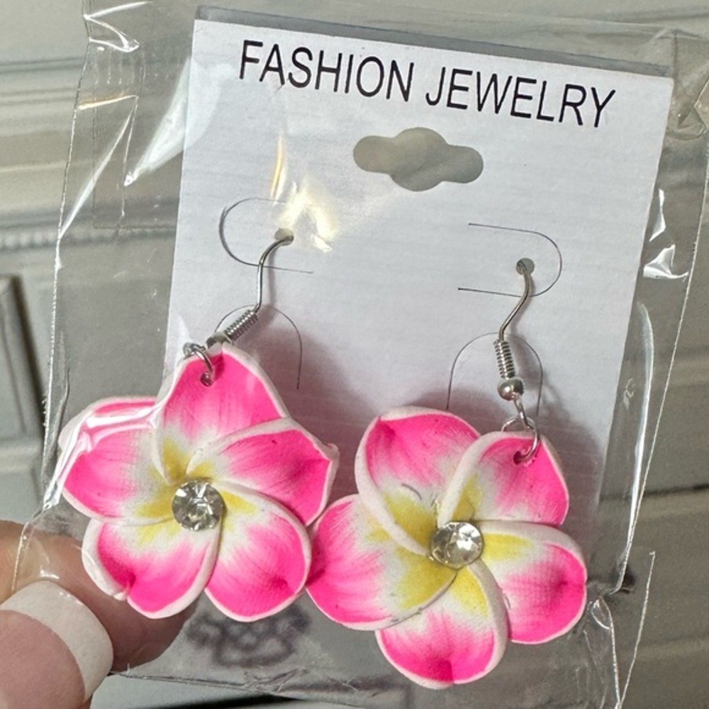 Tropical Floral Earrings