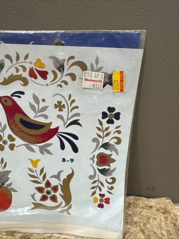 Vintage Hand Painted Decals By Decorcal