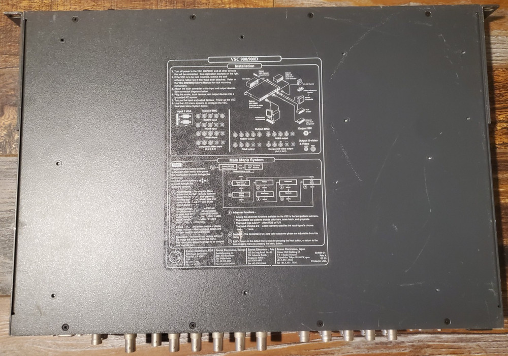 Extron VSC900D Computer to Video Scan Converter