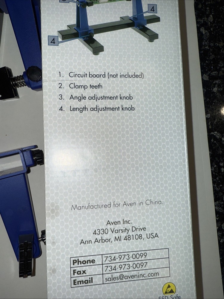 17010 Circuit Board Holder Clamping Kit Practice Solder PCB NOS Open Box