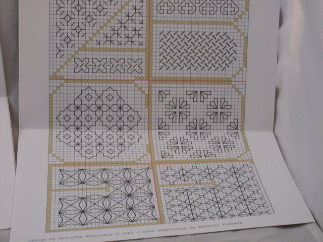 Stitchery by Madlain Yunkers Alphabet Bell Pull - Charts and Instructions