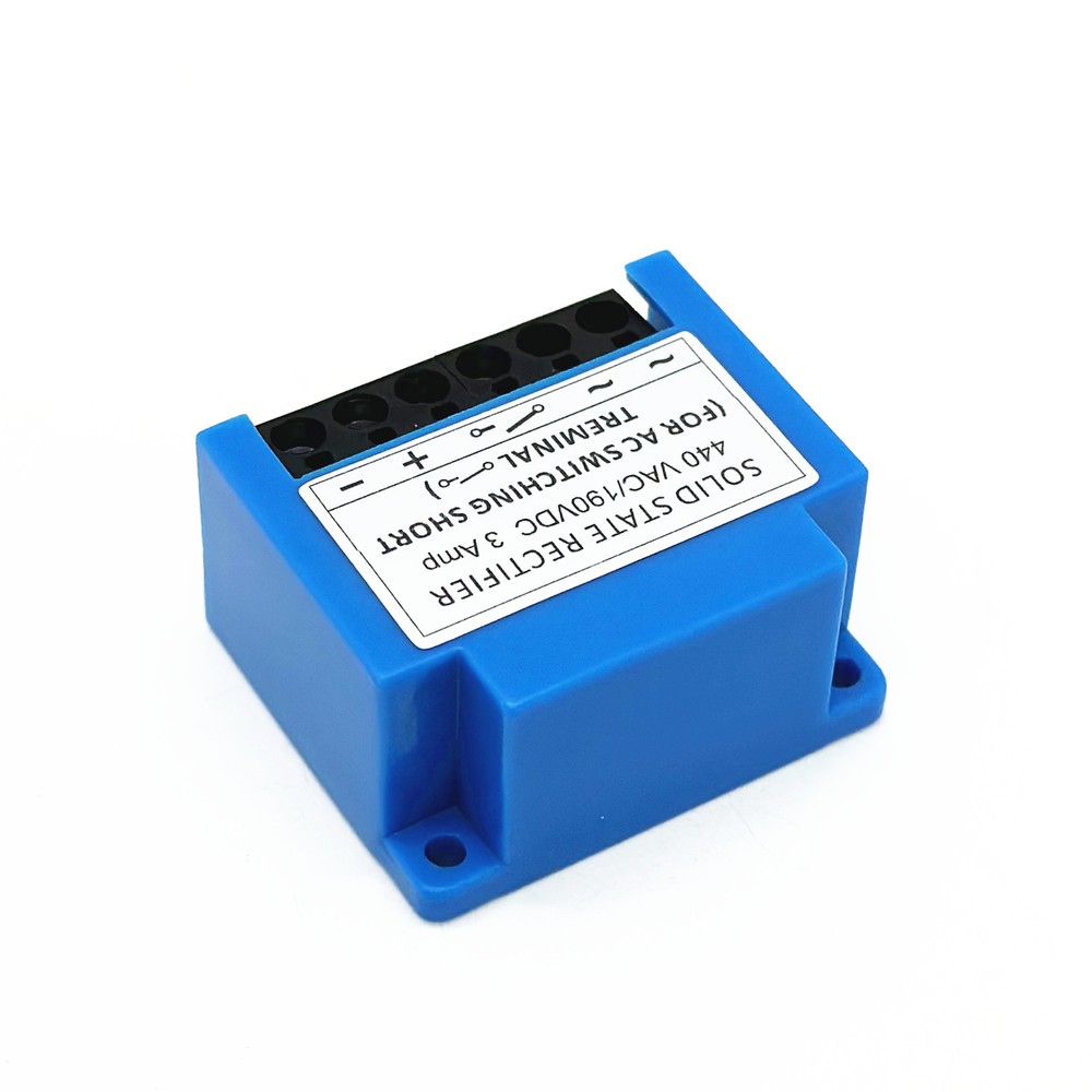 SOLID STATE RECTIFIER 440VAC/190VDC 3Amp half wave brake rectifier module