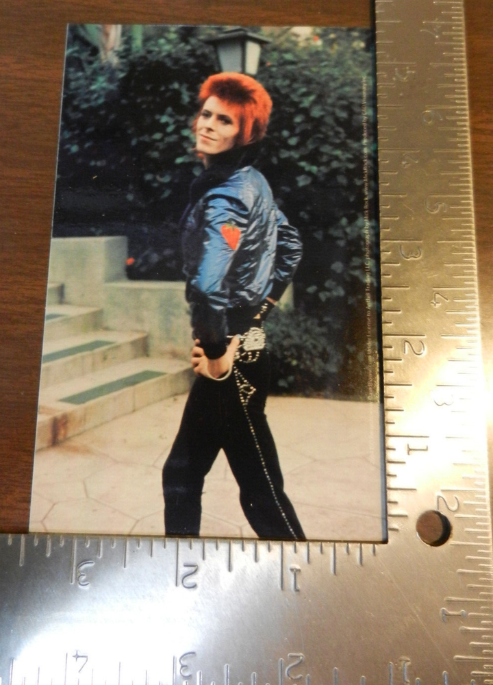 NEW DAVID BOWIE SQUARE STICKER
