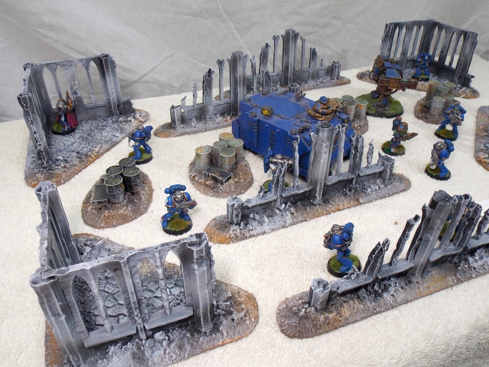WARGAMING TERRAIN PAINTED ADVANCE ORDERS BUNDLE SET OF 12 PIECES
