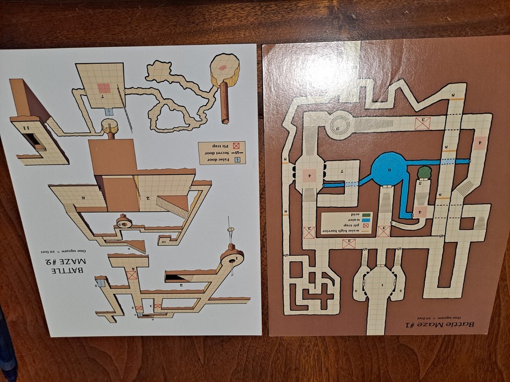 D&D Battle Mazes 1 And 2