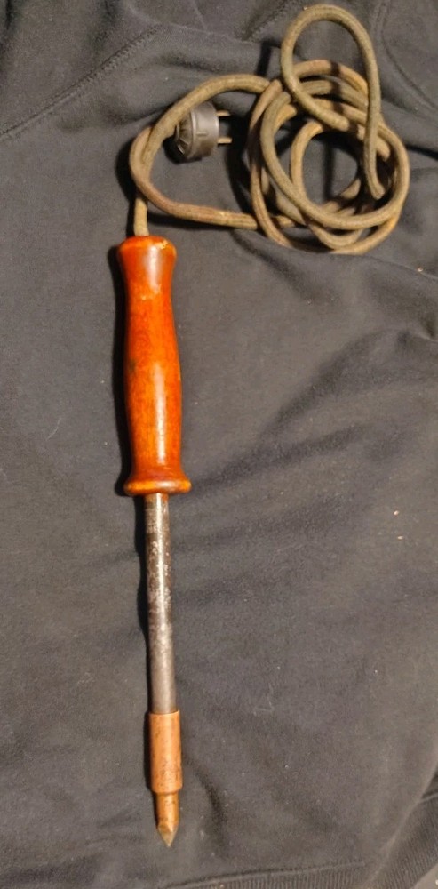 Antique Eisco "Nik nak" Large Soldering Iron