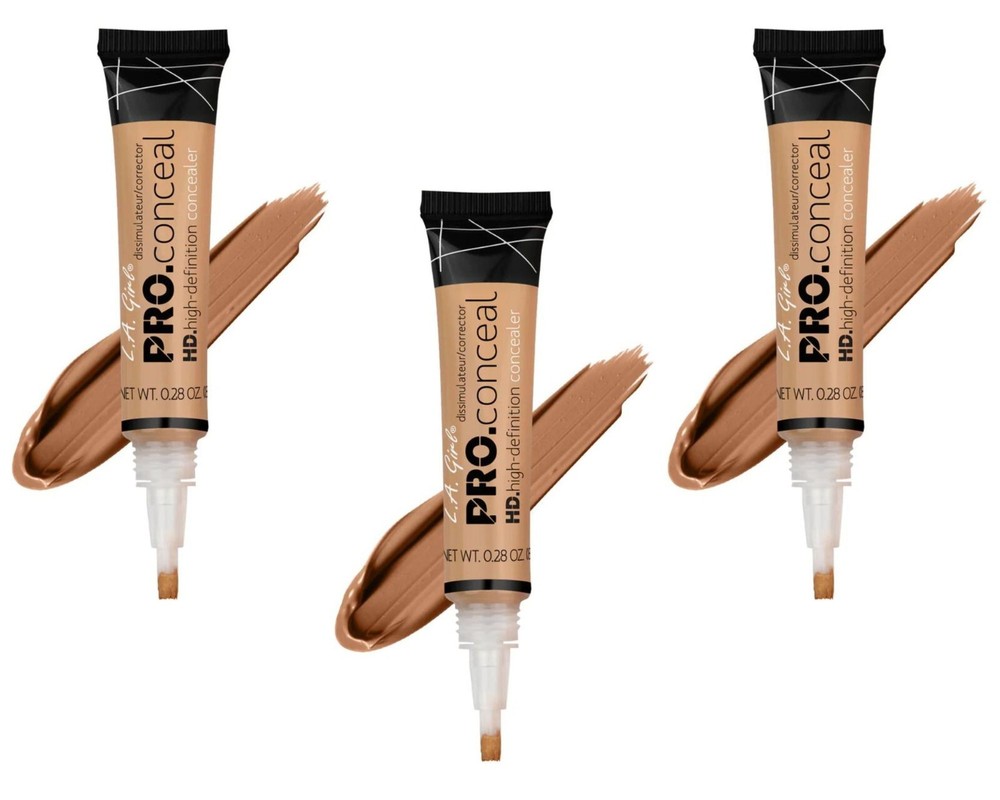 LA Girl High-Definition Concealer 975 Medium Bisque 0.28oz 3pc Combo