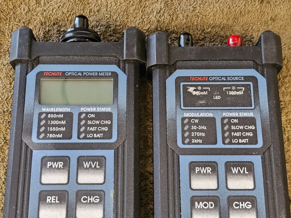 Photonix Technologies Techlite Optical Source Power Fiber Optic Meter