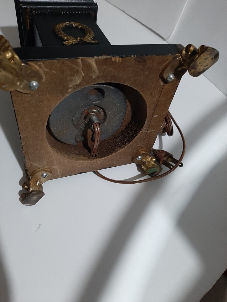 Antique Brass Column Table Lamp