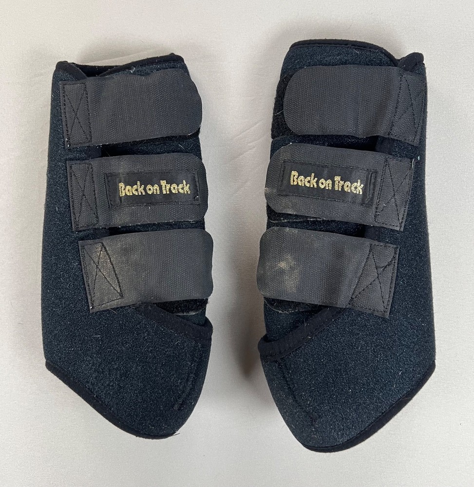 Back on Track Black Classic Therapeutic Exercise Support Boots (Size M - Hinds)