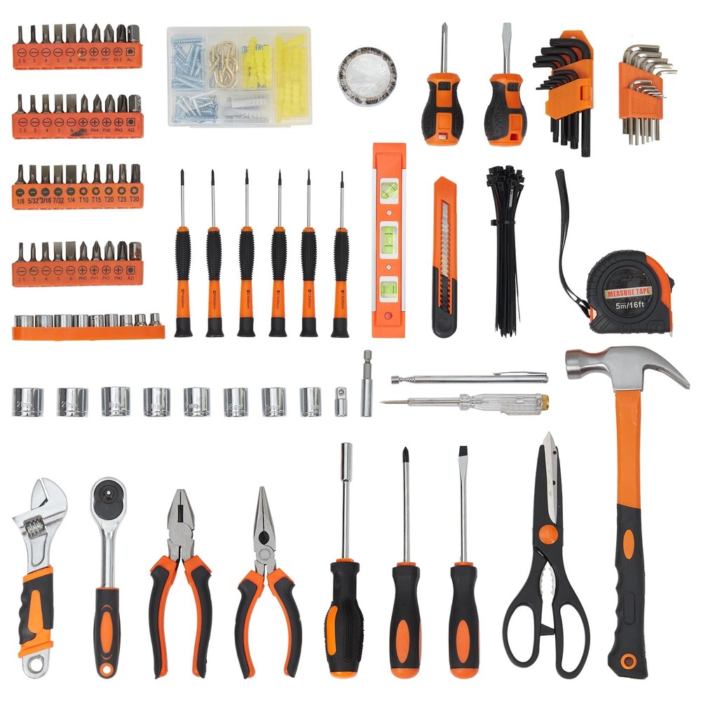⭐242 Piece Tool Set,Household Hand Kit,Mechanics Tool Set W/Storage Case,Toolbox