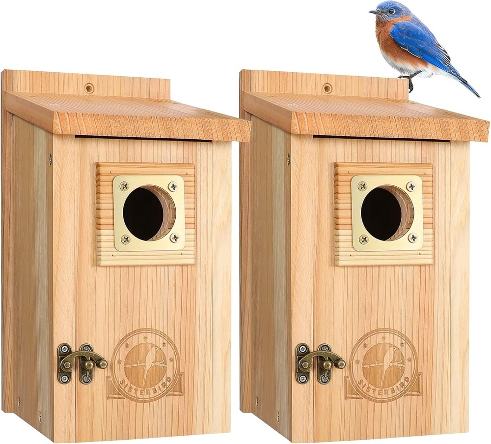 2 Pack Bird Houses  Assembly Required