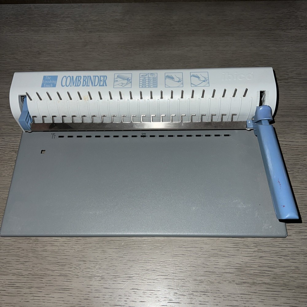 Comb Binding Machine By The Finishing Touch Ibico Desktop Finishing System