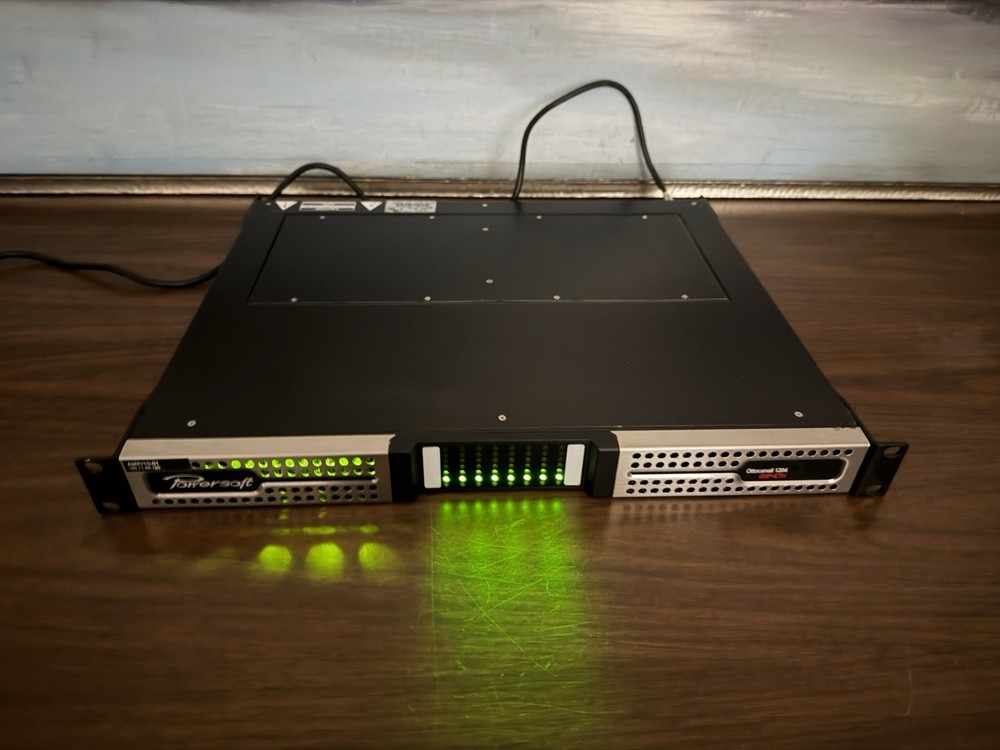 Powersoft Quattrocanali 1204 DSP+ETH Power Amplifier Working Great