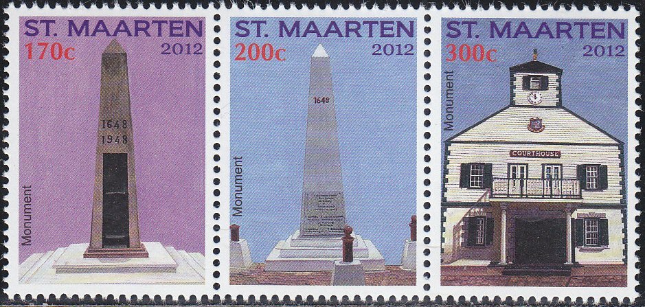Sint Maarten Issue 2012 (79-81) Monuments