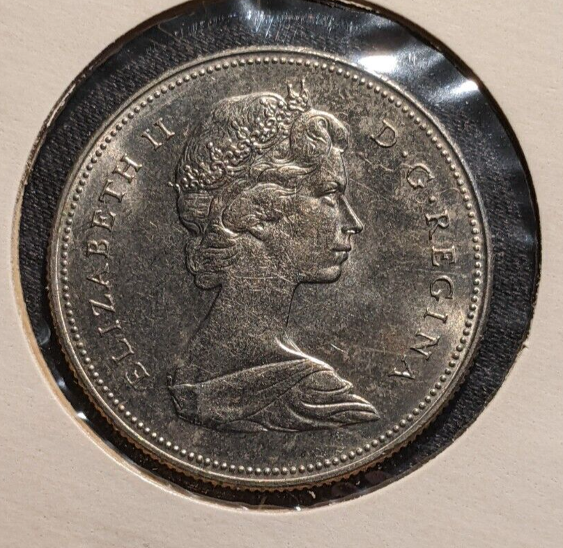 CANADA NICKEL 50 CENTS 1970 HALF DOLLAR UNC