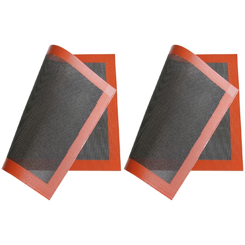 2 Pcs Multi Purpose Baking Mat Silicone Pads for Kitchen Cake Mats