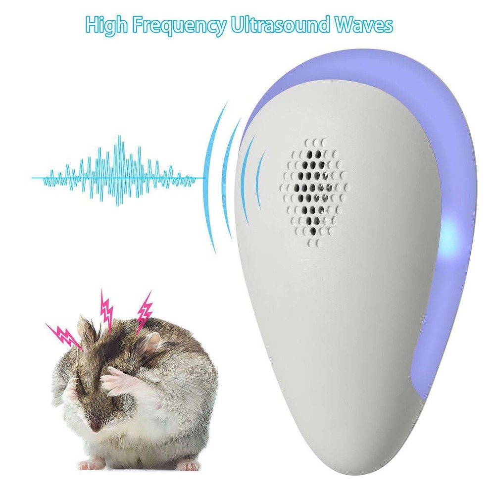 Electronic Pest Reject Control Ultrasonic Repeller Home Bug Rat Spider Roaches