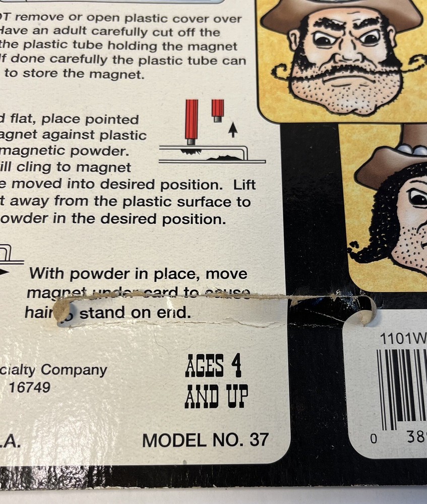 Magnetic Wanted Poster Make Different Faces With Magnet Toy