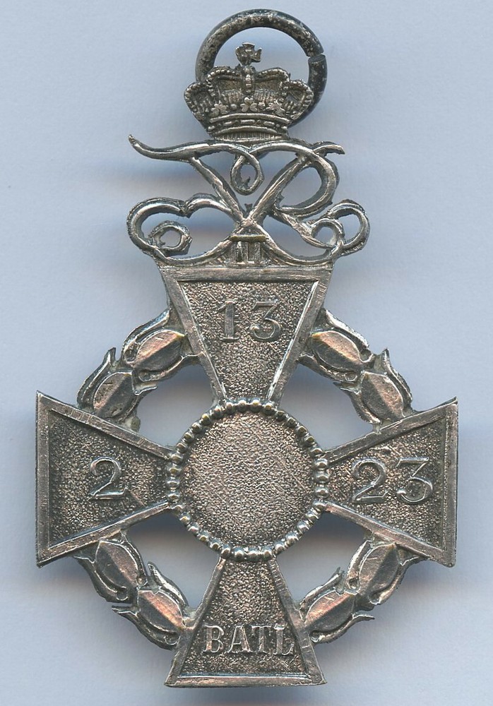 Denmark Danish Medal Regimental Cross Nice Grade !!!