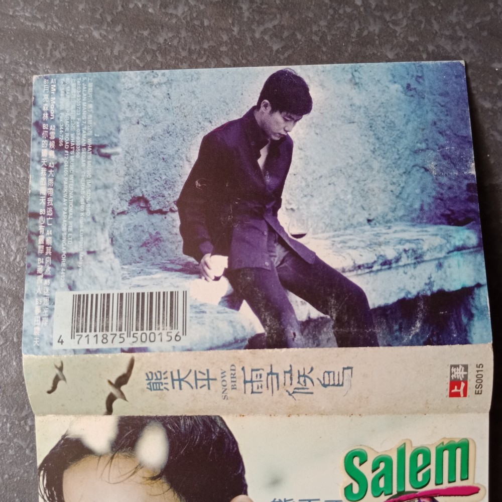 B- Panda Hsiung 熊天平 =雪候鸟= 马来西亚版 磁带 Malaysia Cassette