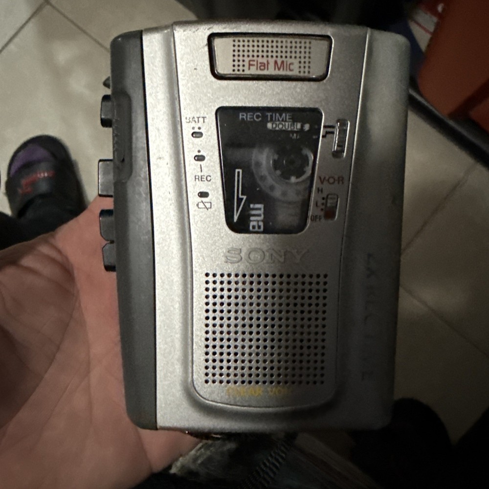 Portable Cassette Player Recorder Used Not Tested Compact Audio Device